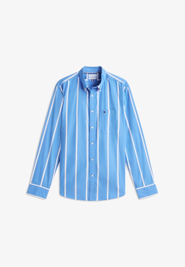 Tommy Hilfiger SPACED STRIPE SHIRT SEASONAL PATTERN - Shirt - blue spell