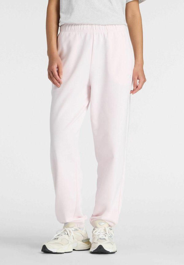 New Balance SPORT ESSENTIALS FRENCH TERRY JOGGER - Tracksuit bottoms - pink salt