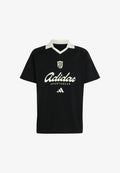 adidas Sportswear ADIDAS SPORTSWEAR LUX TIRO SCRIPT GRAPHIC POLO T-SHIRT - Polo shirt - black/off white