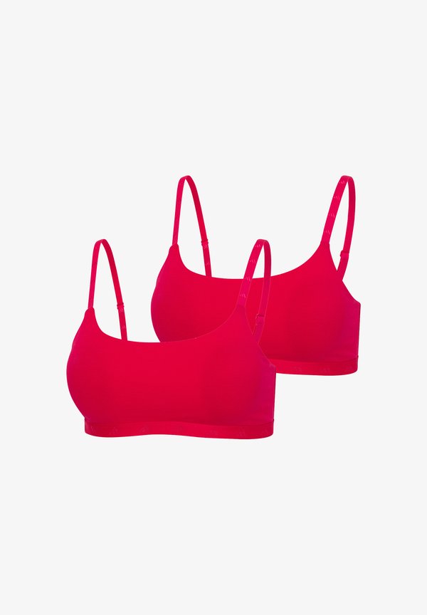 adidas Sportswear SPORT ACTIVE ESSENTIALS 2-PACK - Bustier - bright red