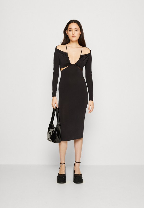 WAL G. MONET CUT OUT MIDI
