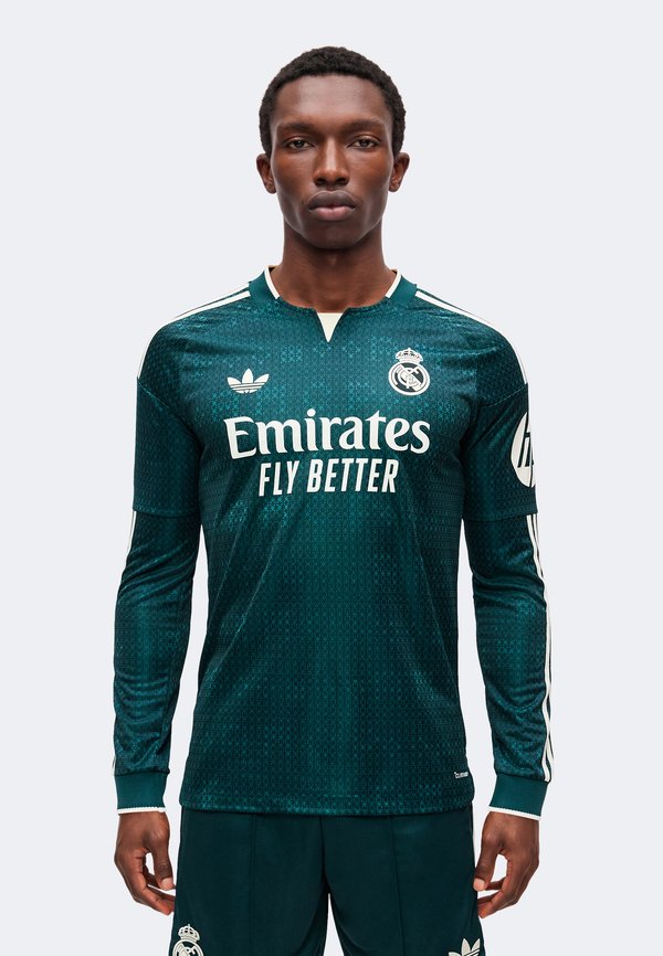 adidas Originals REAL MADRID 26/27 AWAY AUTHENTIC LONG SLEEVE - Club wear - aurora ivy
