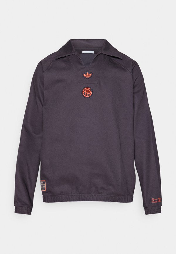 adidas Originals FC BAYERN MUNICH ICON DRILL TOP - Long sleeved top - aurora black