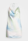 NA-KD MOA MATTSSON WATERFALL DETAIL MINI DRESS