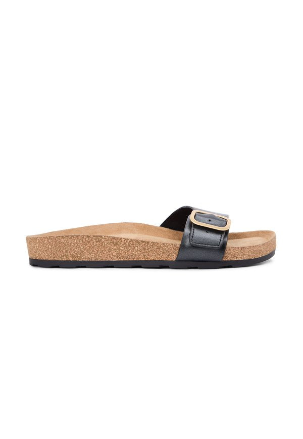 Tommy Hilfiger CORK FOOTBED SLIP-ON SANDALS