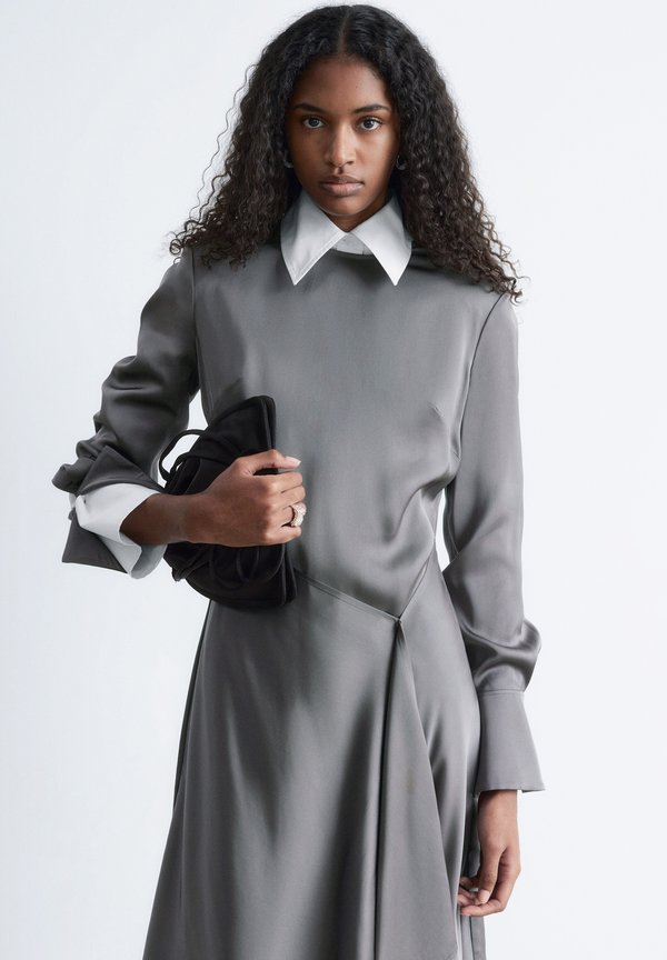 & OTHER STORIES & OTHER STORIES ASYMMETRIC LONG-SLEEVE MINI DRESS