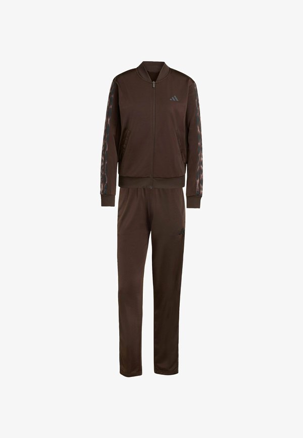 adidas Sportswear SET - Tracksuit - aurora coffee   multicolor