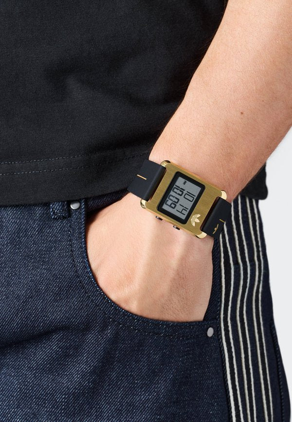 adidas Originals RETRO POP THREE - Digital watch - black