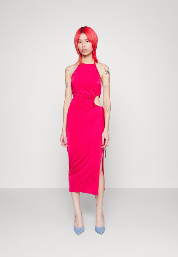 WAL G. KANDY CUT OUT MIDI DRESS