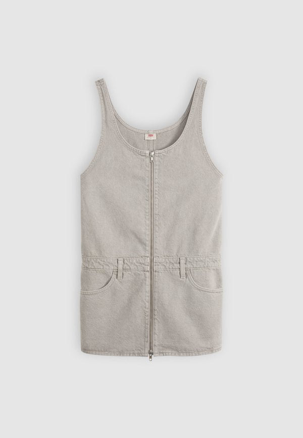 Levi's® MINI ZIP DRESS - Denim dress - pebbled path psk