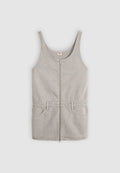 Levi's® MINI ZIP DRESS - Denim dress - pebbled path psk