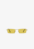 Bershka RECTANGULAR - SUNGLASSES - Sunglasses - evergreen