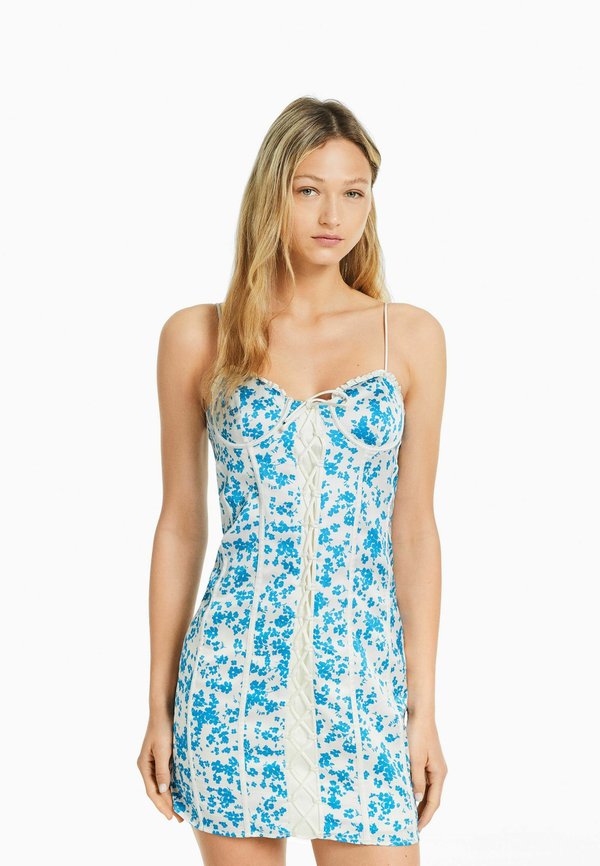 Bershka RUFFLED WITH TIES