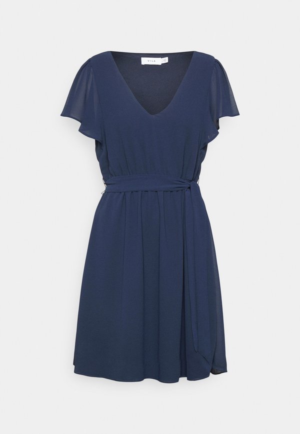 VILA VIMICADA V NECK SHORT DRESS