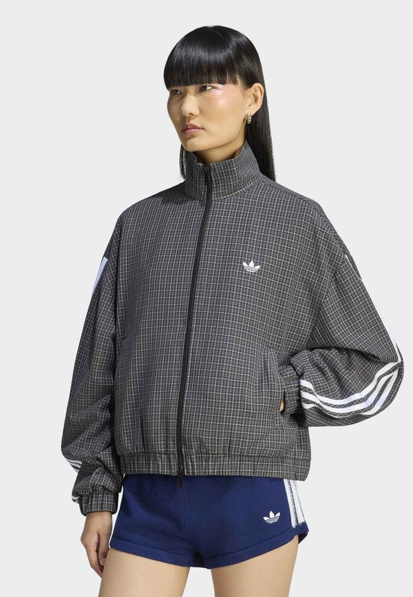 adidas Originals CHECKS TRACK TOP - Training jacket - black grey three