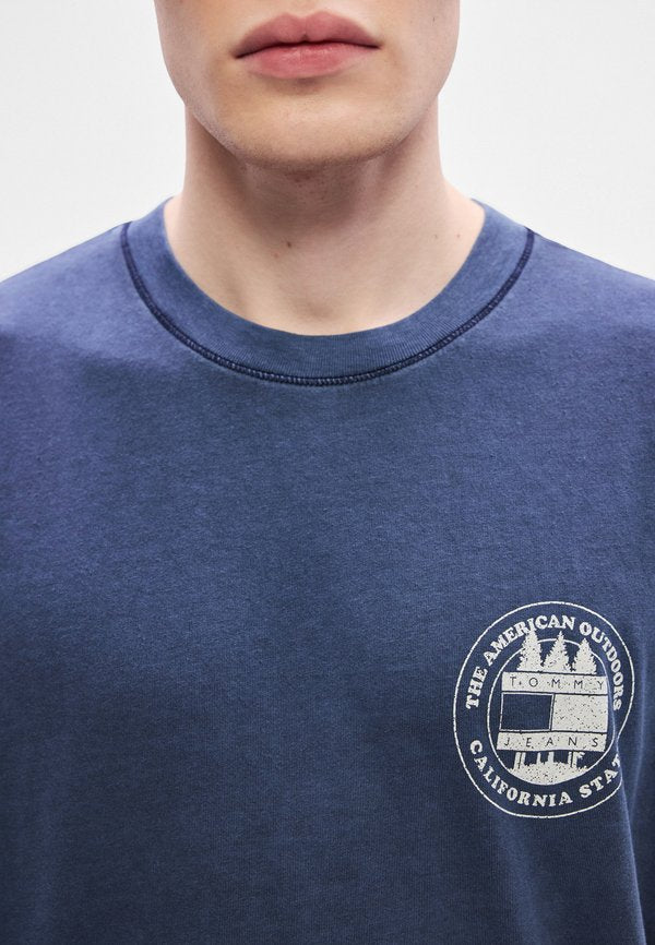 Tommy Jeans BACK SLOGAN TEXTURED RELAXED T-SHIRT