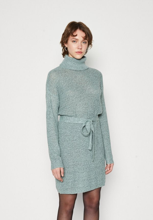 JDY JDYMEGAN COWLNECK BELT DRESS