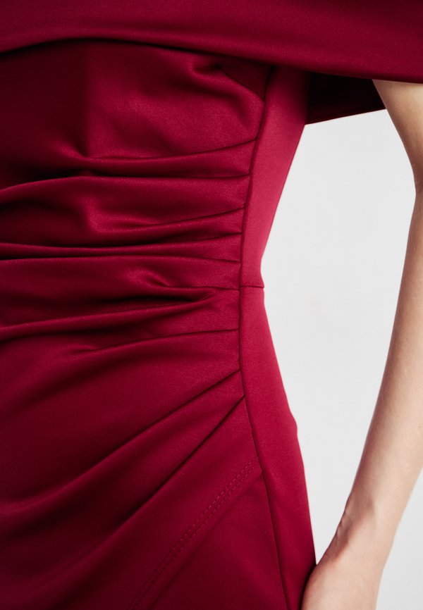 WAL G. WEDDING VINCENZO ROUCHED MIDI
