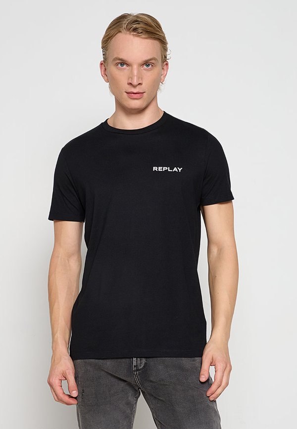Replay CREW NECK LOGO
