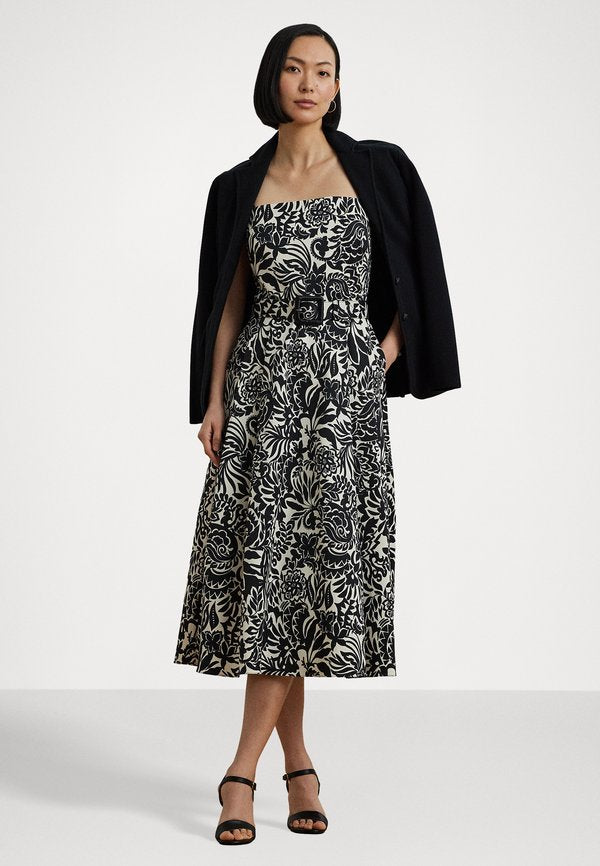 Lauren Ralph Lauren STRUCTURED FAILLE COCKTAIL WITH BELT