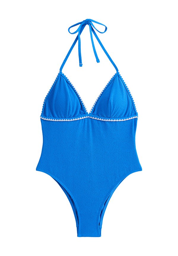 New Look BRIGHT CRINKLE TEXTURE HALTERNECK