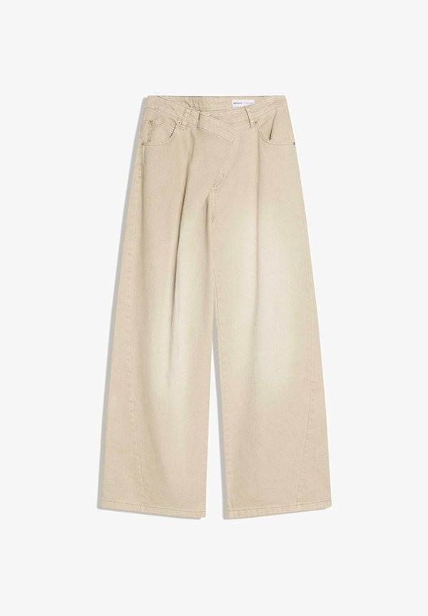 Bershka Wide Leg - taupe
