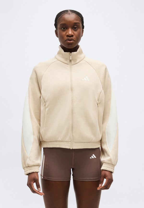 adidas Sportswear W STADIUM TT - Training jacket - beige/off white