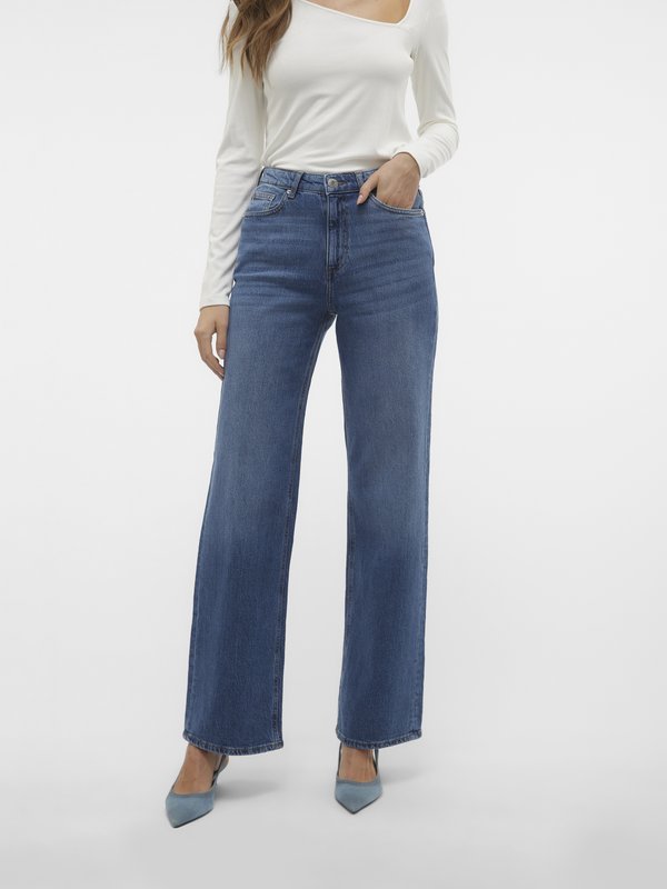 Vero Moda Wide-fit VMTESSA High rise wide leg fit