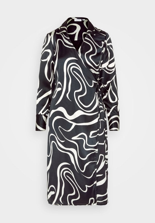 VILA VIJULIE IDA MID CALF WRAP DRESS