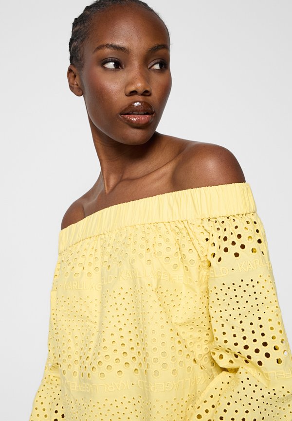KARL LAGERFELD BRODERIE ANGLAISE TOP