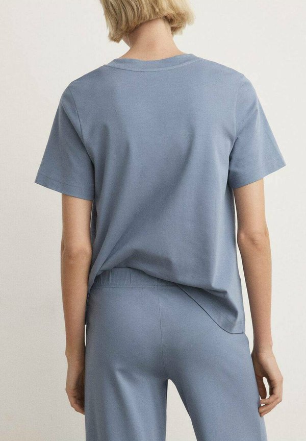 Mango Basic T-shirt - blue