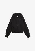 Puma HER RELAXED FLEECE HOODIE - Hoodie - black