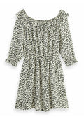 Scotch & Soda OFF SHOULDER FRILLED SMOCK