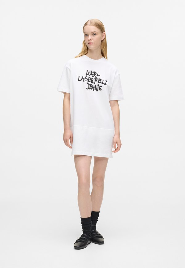 Karl Lagerfeld Jeans GRAFFITI TEE DRESS