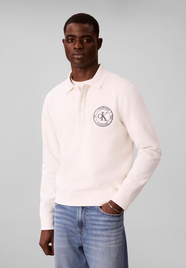 Calvin Klein Jeans GRAPHIC - Sweatshirt - tofu