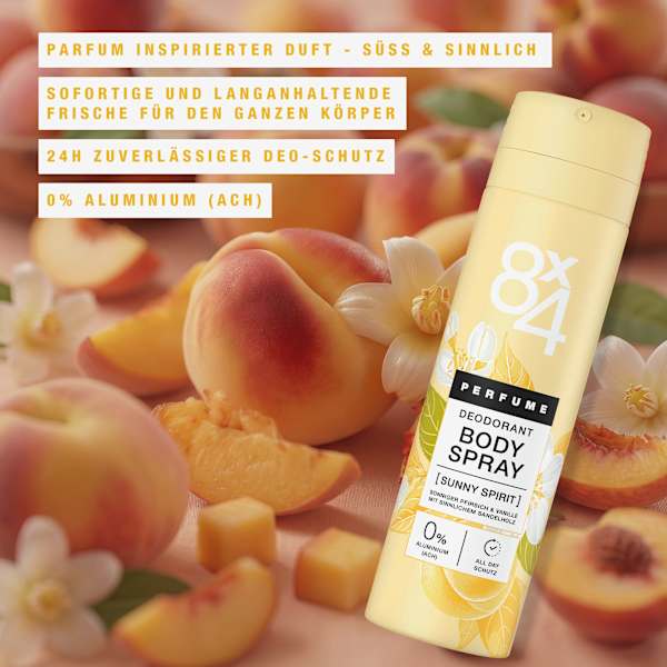 Deo Bodyspray Sunny Spirit 8x4 women