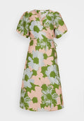 VILA VILOLLA MIDI WRAP DRESS