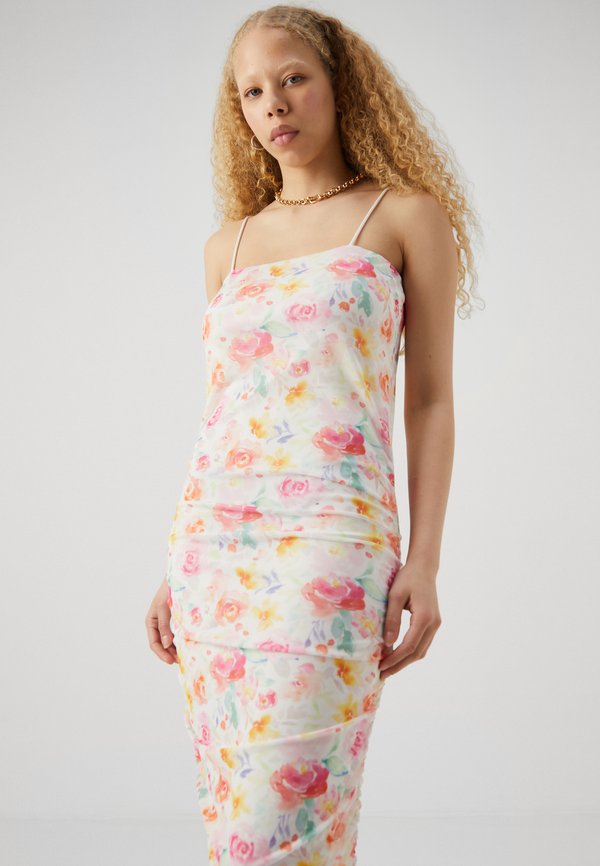 VILA VIPINAR STRAP ROUCHING DRESS