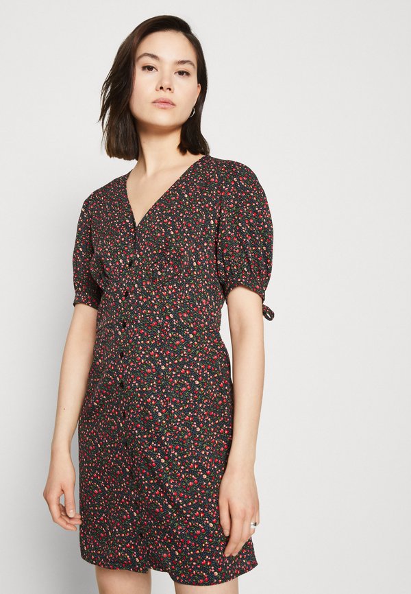 JDY JDYNICOLE TIE SLEEVE SHORT DRESS