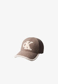 Calvin Klein CHENILLE LOG - Cap - brown