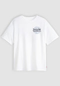 Levi's® VINTAGE FIT GRAPHIC TEE - Print T-shirt - bright white