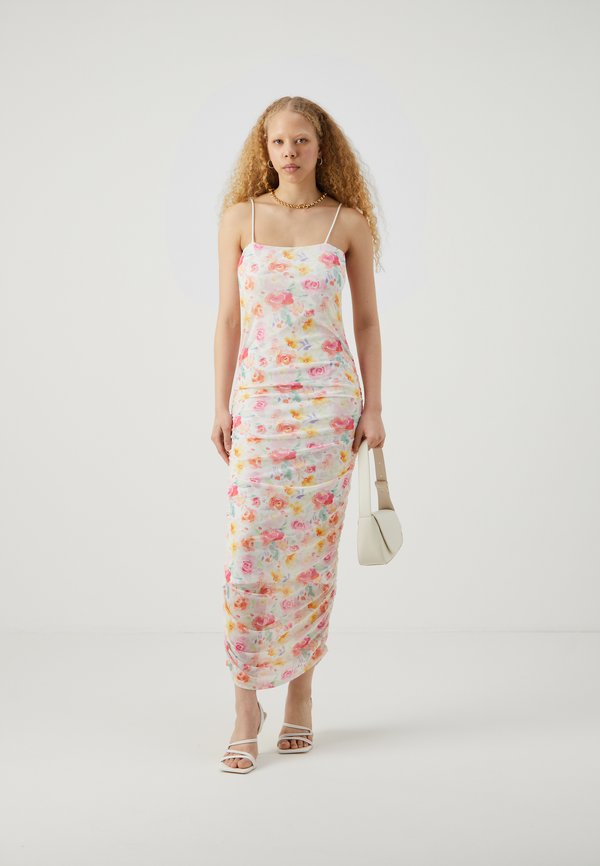 VILA VIPINAR STRAP ROUCHING DRESS
