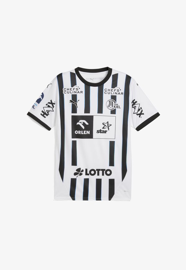 Puma Print T-shirt - white- black