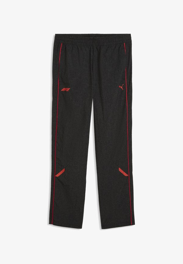 Puma F1 LIFESTYLE T7 PANTS REGULAR - Tracksuit bottoms - black
