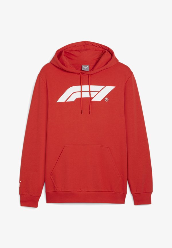 Puma LOGO - Hoodie - pop red