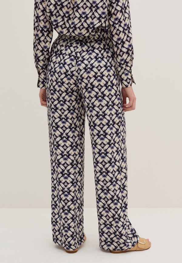 Stefanel STRAIGHT FIT WITH SHIBORI PRINT