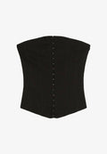 Bershka TOP BANDEAU - Top - black