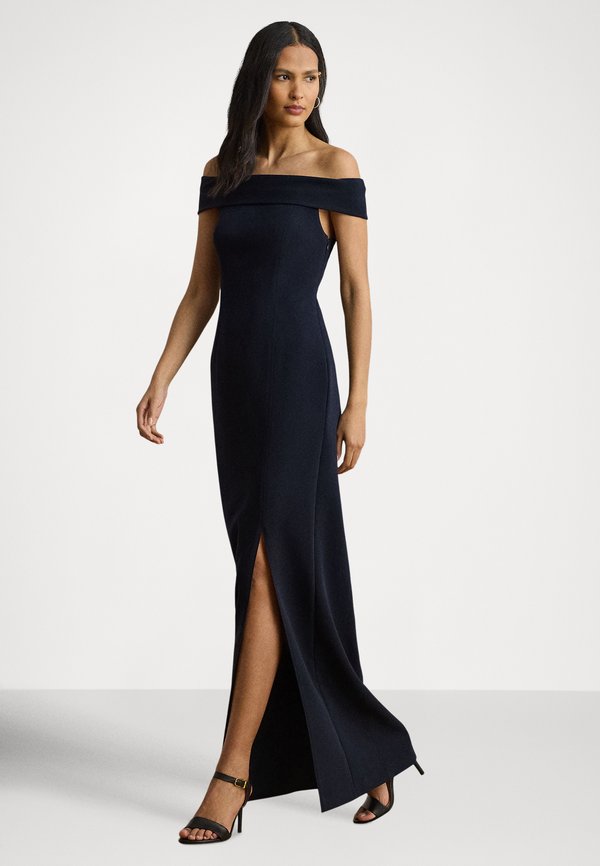 Lauren Ralph Lauren CREPE OFF-THE-SHOULDER GOWN