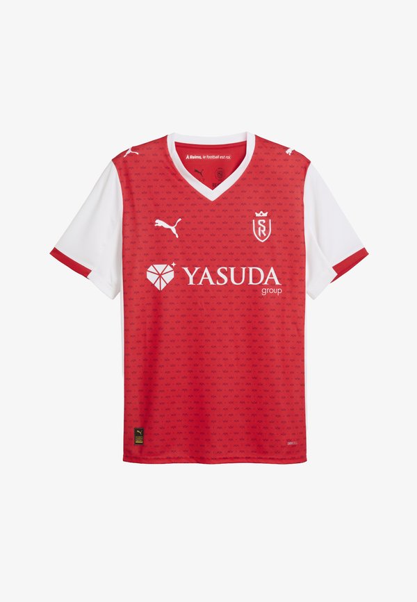 Puma STADE DE REIMS 25/26 HEIM - Sports T-shirt - red- white