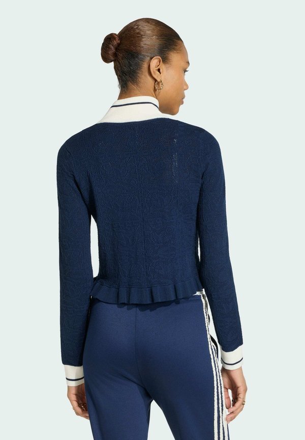 adidas Originals ADIDAS ORIGINALS SPORTS TT W - Cardigan - night indigo off white